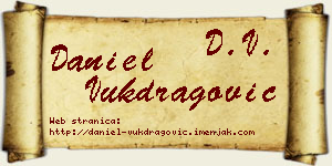 Daniel Vukdragović vizit kartica